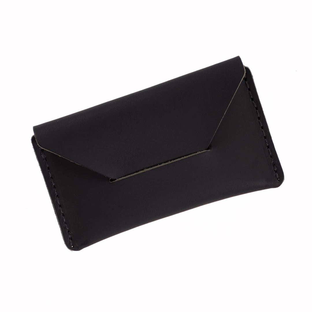 Handmade Horizontal Leather Card Holder Wallet – USA Made