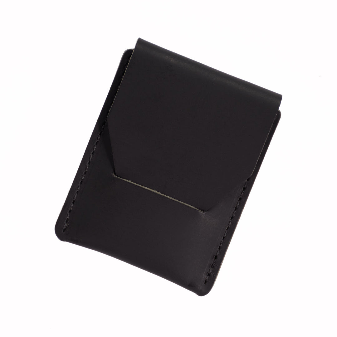 Handmade Vertical Leather Card Holder Wallet – USA Made