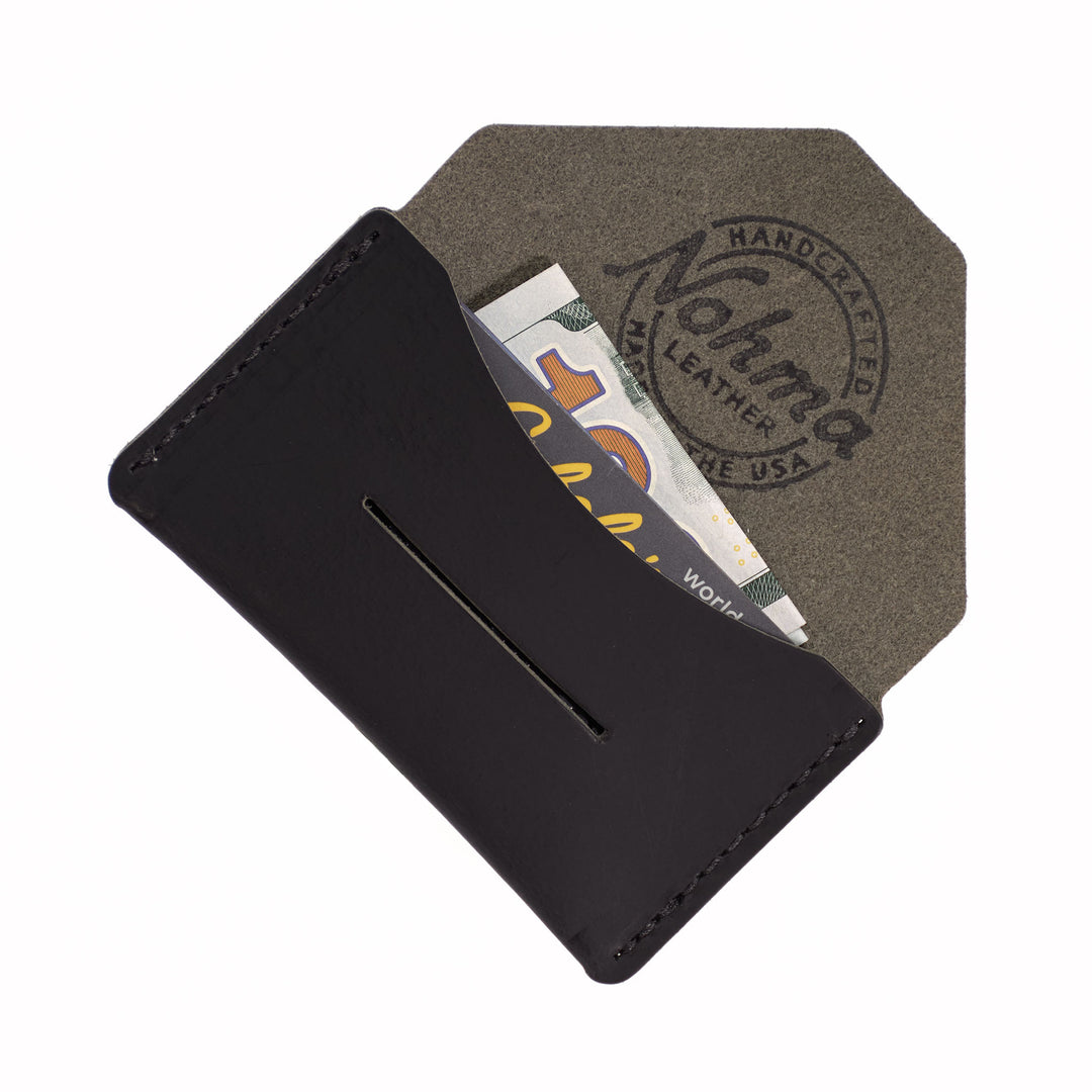 Handmade Horizontal Leather Card Holder Wallet – USA Made