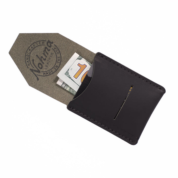 Handmade Vertical Leather Card Holder Wallet – USA Made