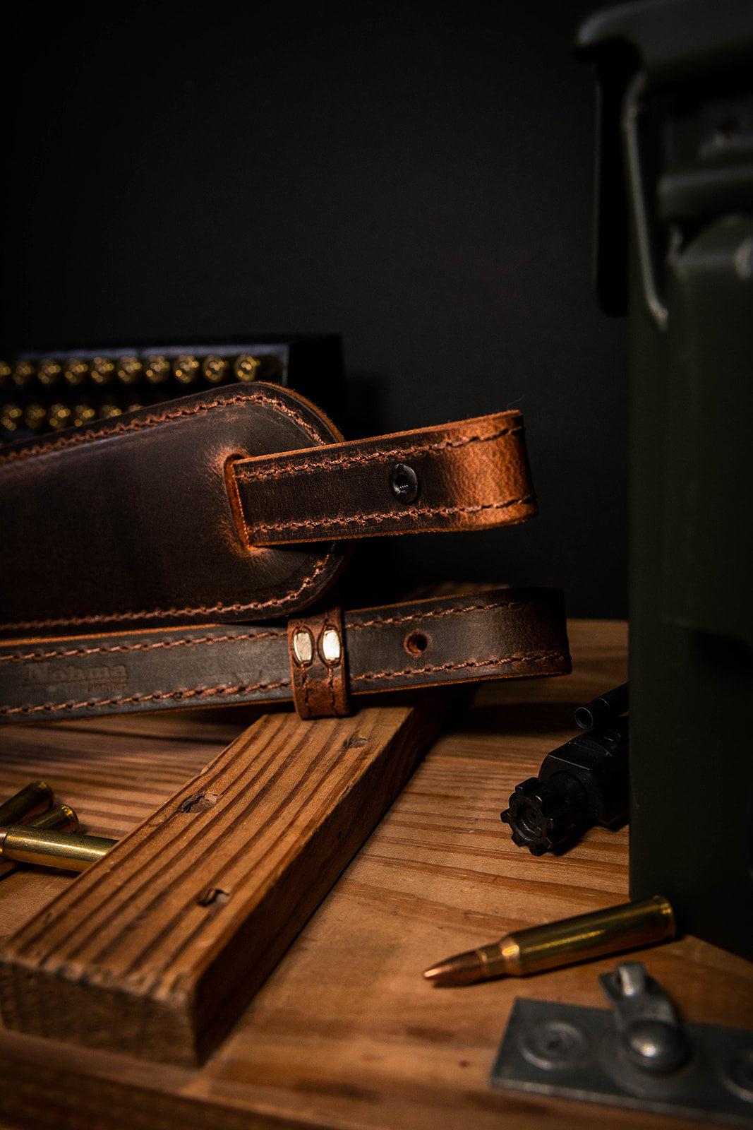 leather rifle sling for hunters