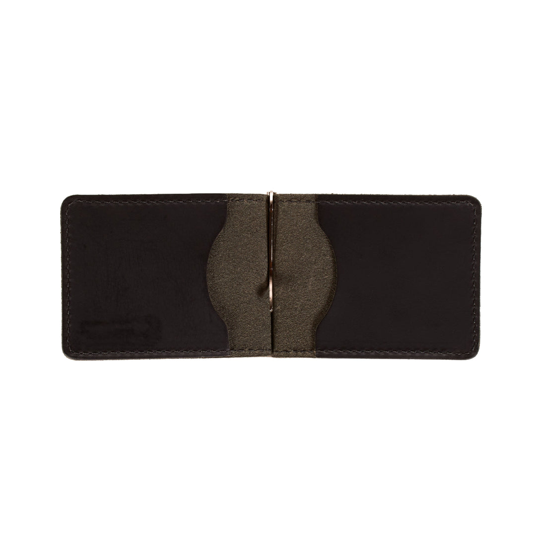 The Lincoln – Slim Minimalist Leather Bifold Wallet with Money Clip
