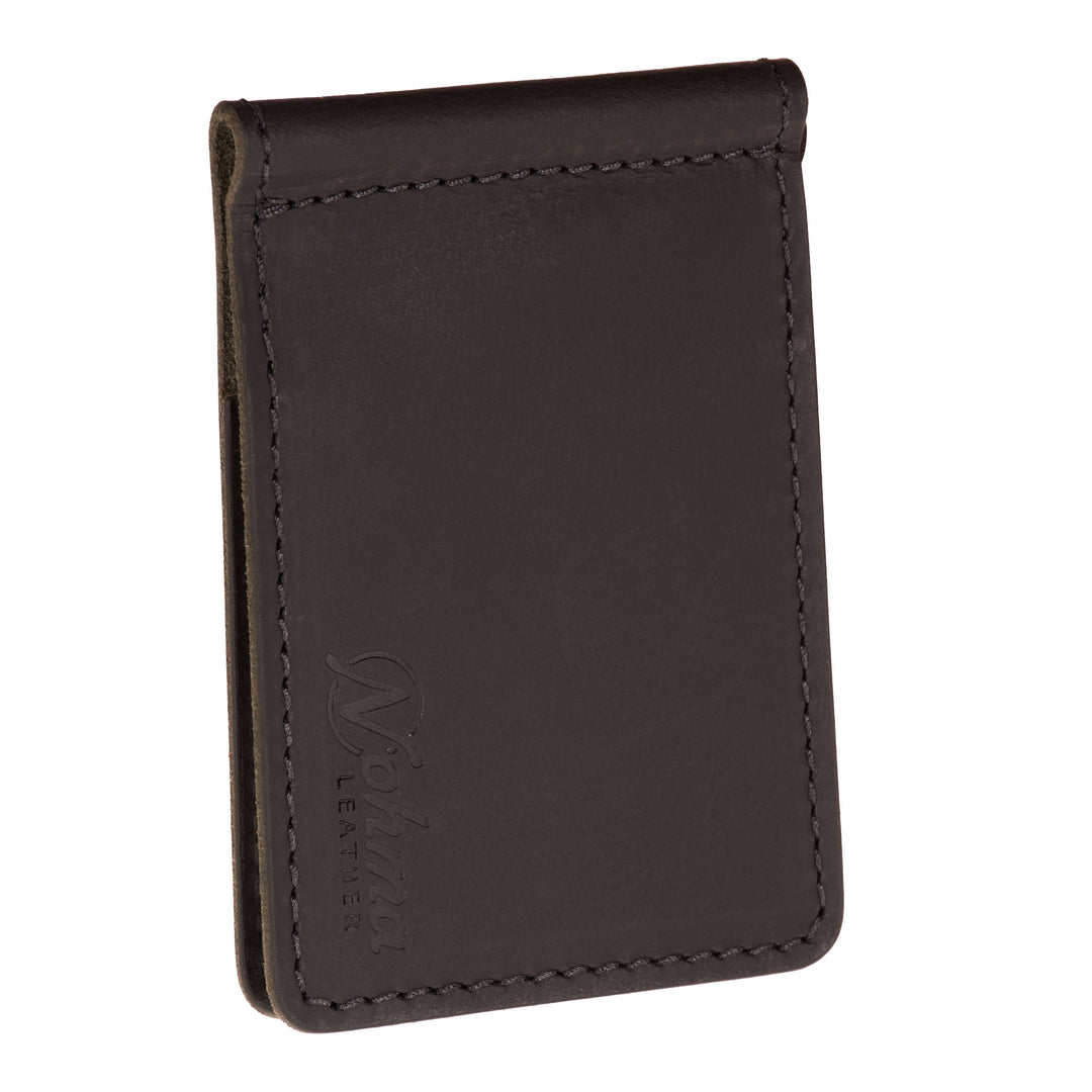 The Lincoln – Slim Minimalist Leather Bifold Wallet with Money Clip