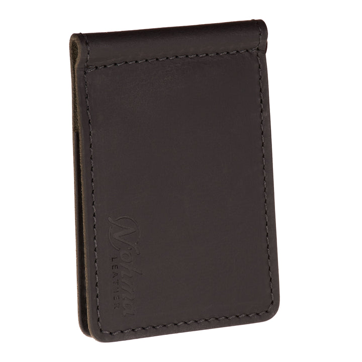 The Lincoln – Slim Minimalist Leather Bifold Wallet with Money Clip