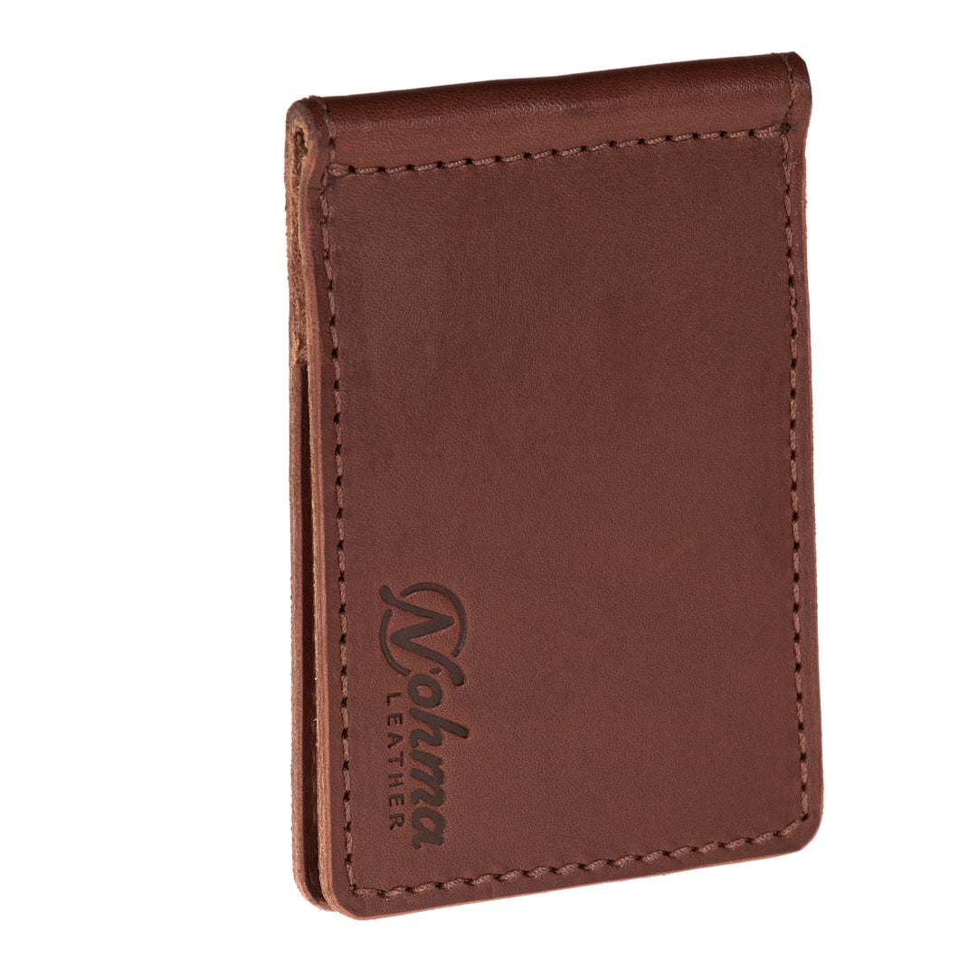 The Lincoln – Slim Minimalist Leather Bifold Wallet with Money Clip