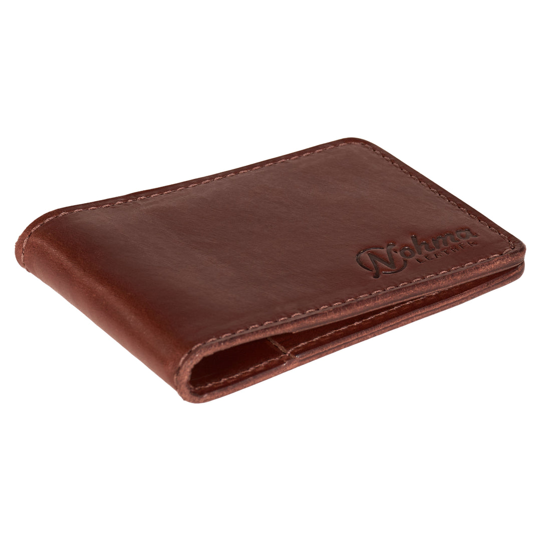 The Washington Bifold Wallet – Slim Minimalist Leather Wallet with Money Clip