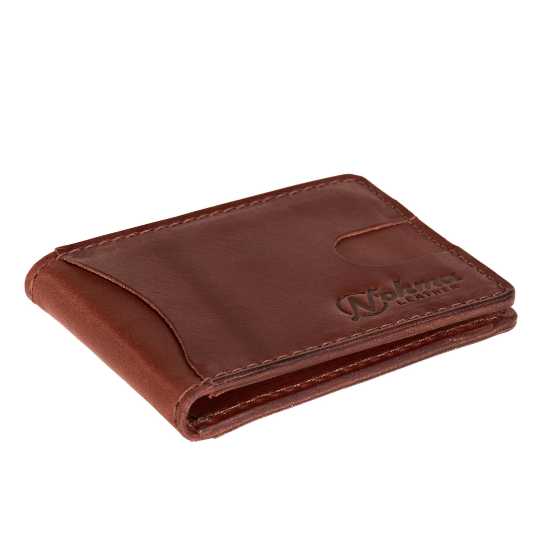 The Benjamin Bifold Wallet – Slim Minimalist Leather Wallet with Money Clip