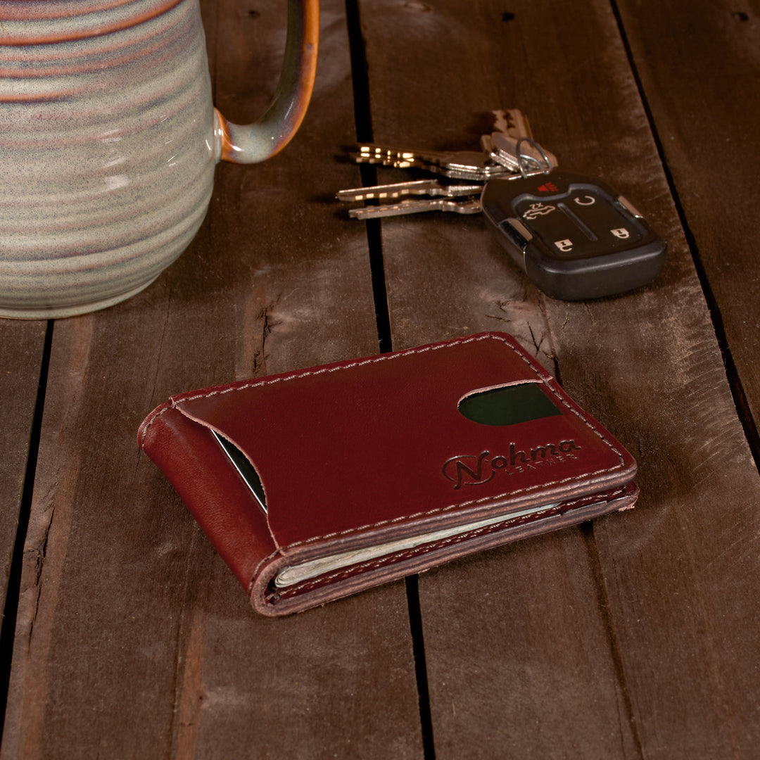 The Benjamin Bifold Wallet – Slim Minimalist Leather Wallet with Money Clip