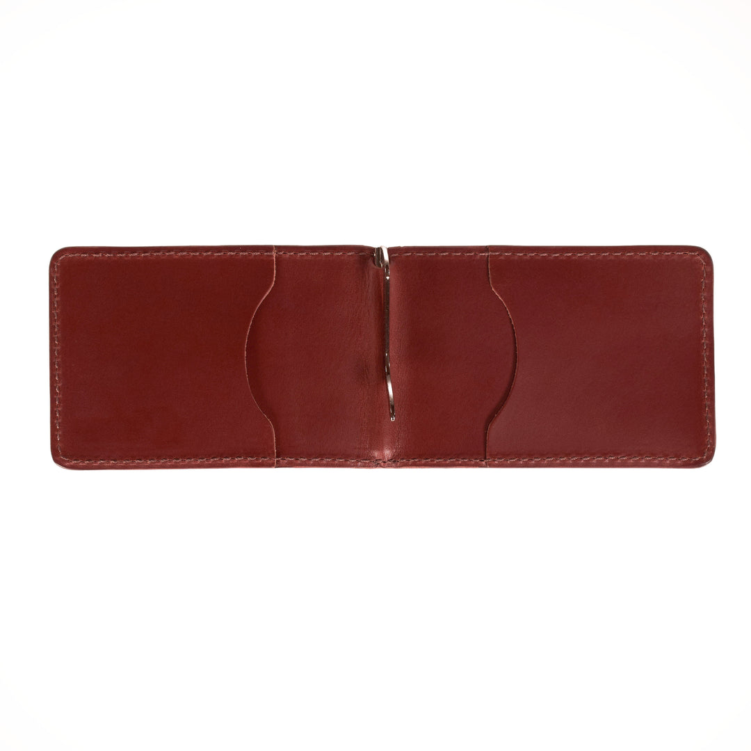 The Washington Bifold Wallet – Slim Minimalist Leather Wallet with Money Clip