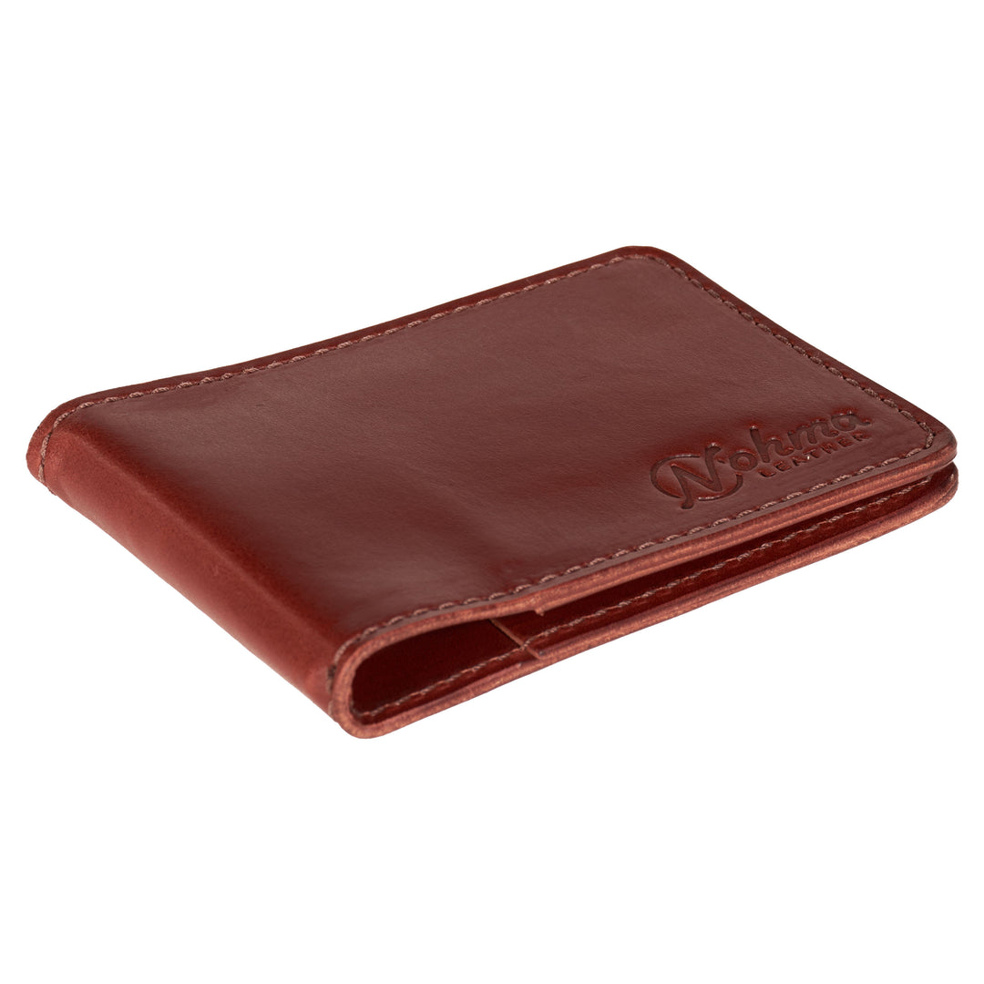 The Washington Bifold Wallet – Slim Minimalist Leather Wallet with Money Clip