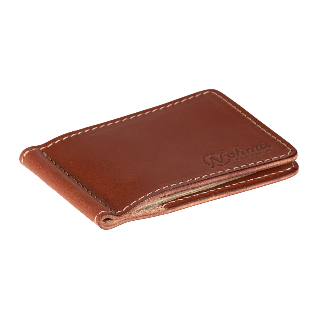 The Lincoln – Slim Minimalist Leather Bifold Wallet with Money Clip