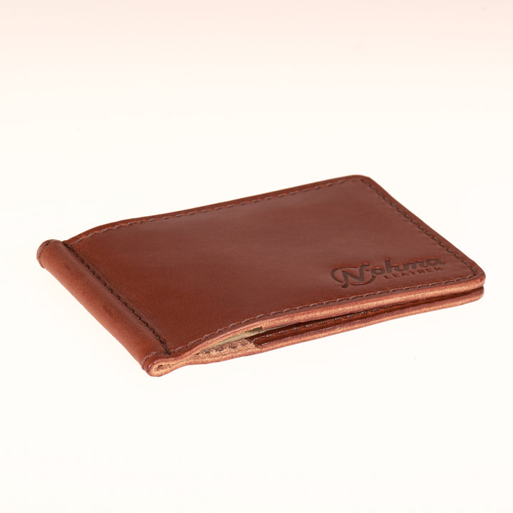 The Lincoln – Slim Minimalist Leather Bifold Wallet with Money Clip