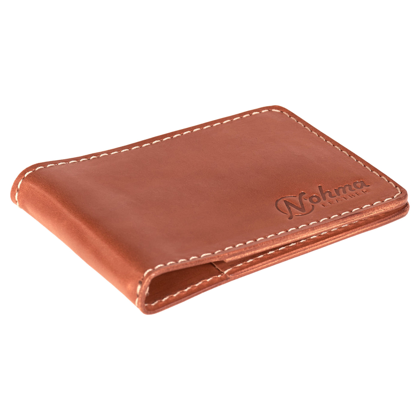 The Washington Bifold Wallet – Slim Minimalist Leather Wallet with Money Clip