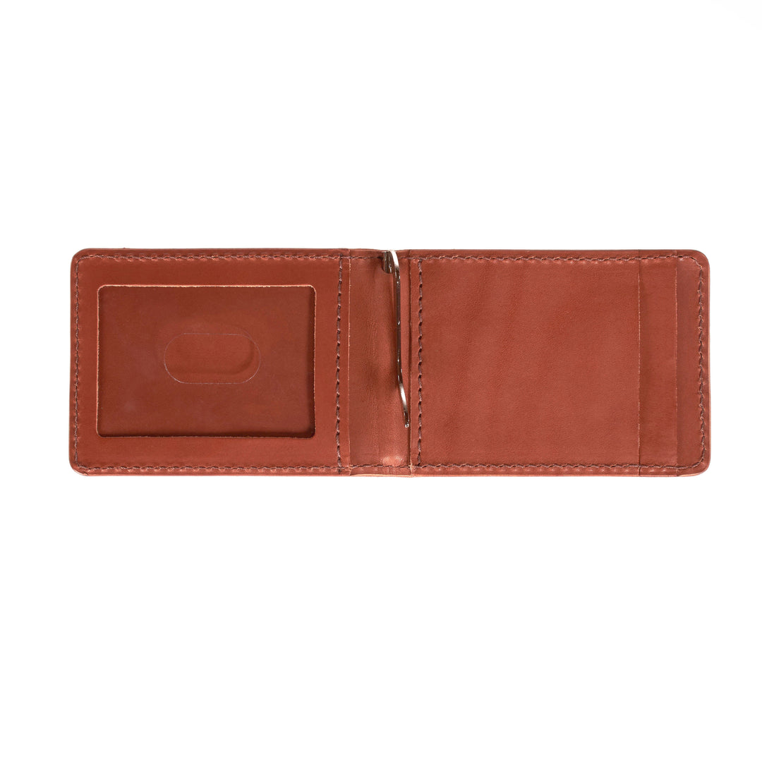 The Benjamin Bifold Wallet – Slim Minimalist Leather Wallet with Money Clip