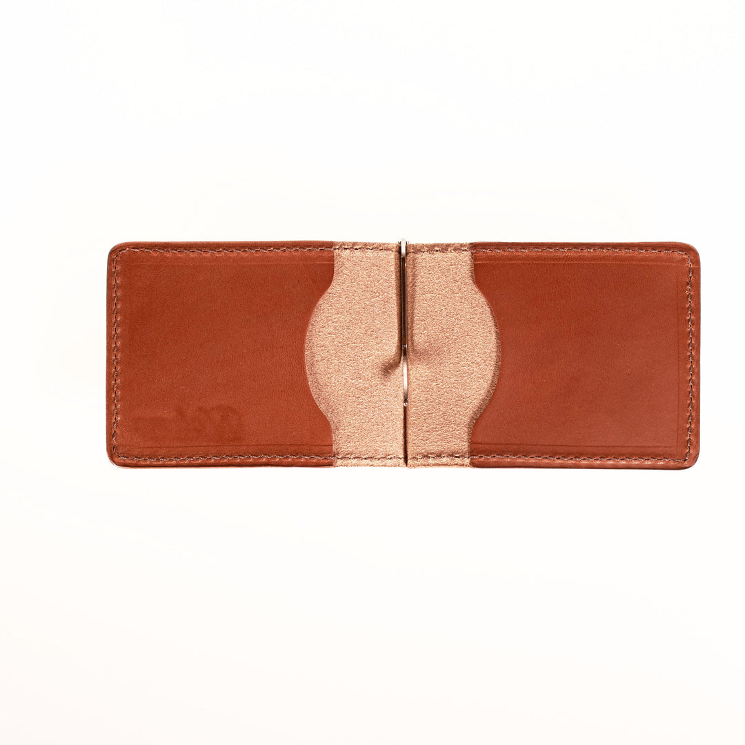 The Lincoln – Slim Minimalist Leather Bifold Wallet with Money Clip