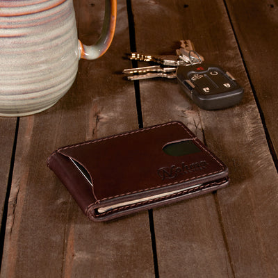 The Benjamin Bifold Wallet – Slim Minimalist Leather Wallet with Money Clip