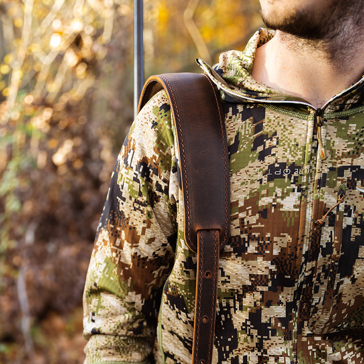 BF500 Buffalo Leather Padded Rifle Sling