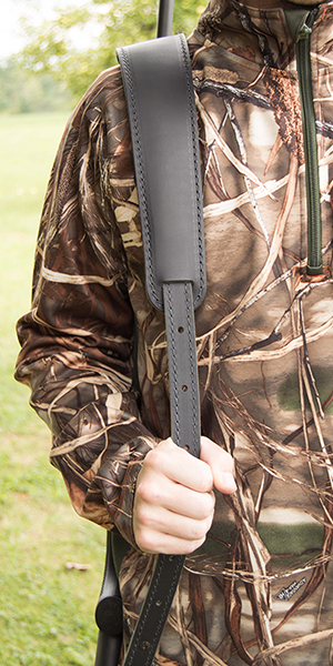 BF500 Buffalo Leather Padded Rifle Sling