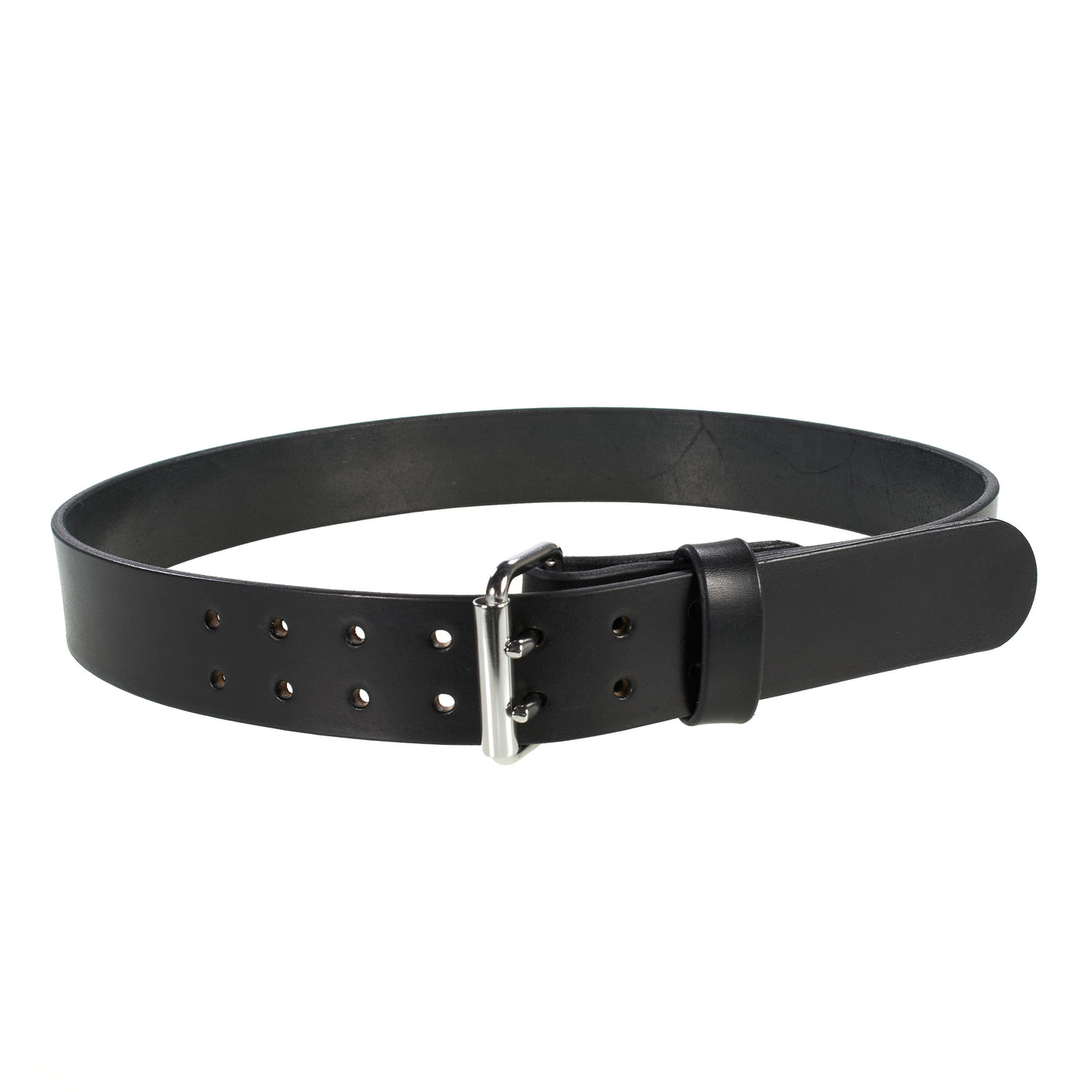 The Grizzly - 2" Wide Double Prong Full Grain Leather Belt