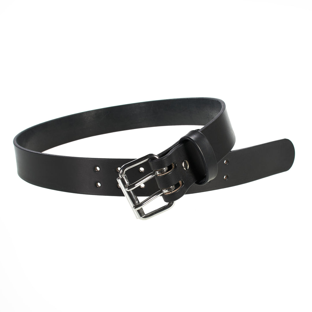 The Grizzly - 2" Wide Double Prong Full Grain Leather Belt