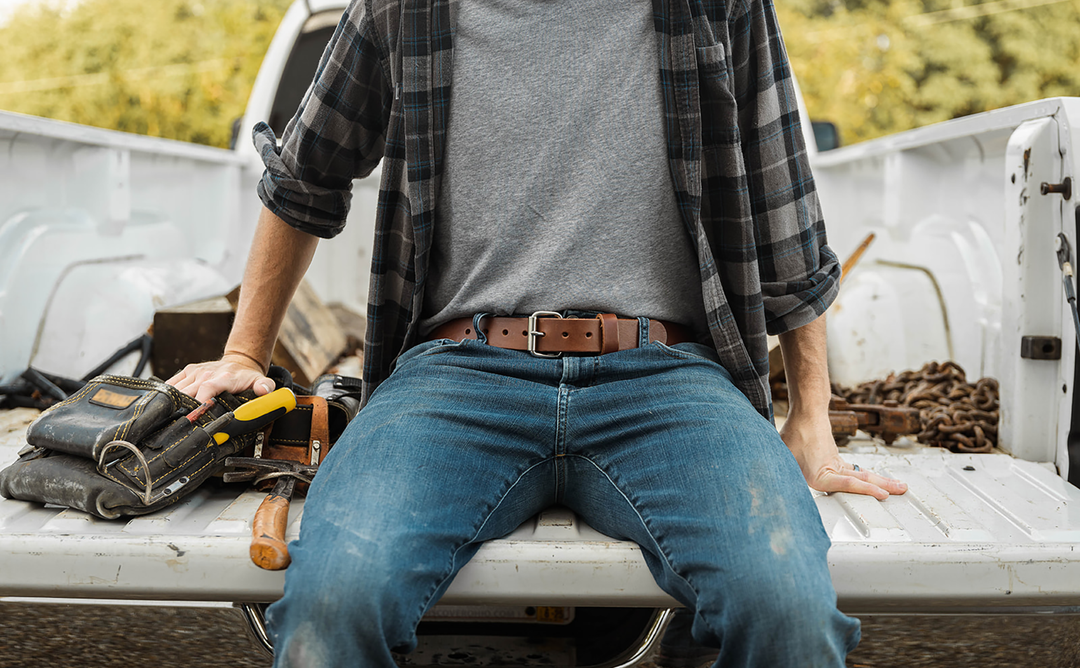 The Colt - Heavy Duty Full Grain Leather Gun Belt 1.25"